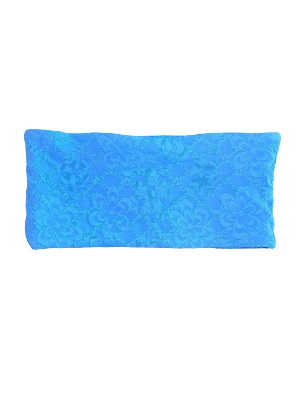 Free People Free-est Lola Strapless Bandeau Bikini Top Blue